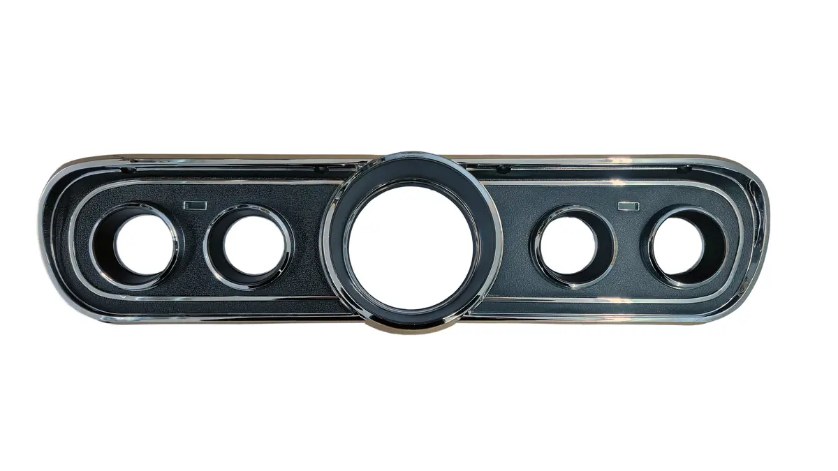 Fm66-109 1966 Ford Mustang Gauge Bezel (Standard Style) 1