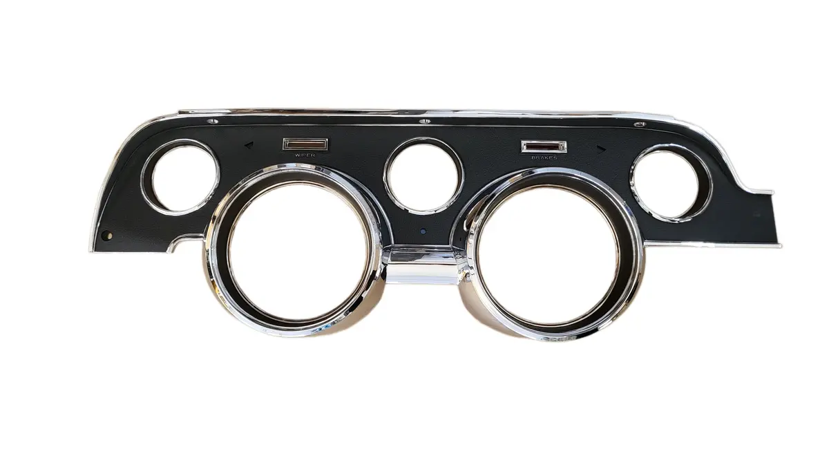 Fm67-109 1967 Ford Mustang Gauge Bezel (Standard Style) 1
