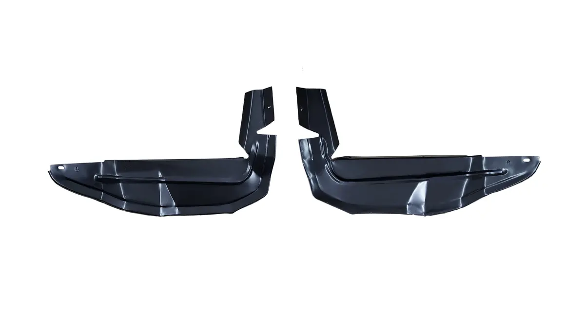 Fm67-277 1967-68 Ford Mustang Rear Fender Splash Shield Set 1