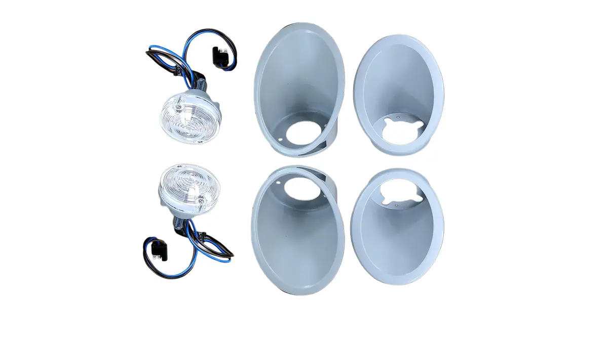 Fm67-305Kit 1967-68 Ford Mustang Parking Light Kit 1