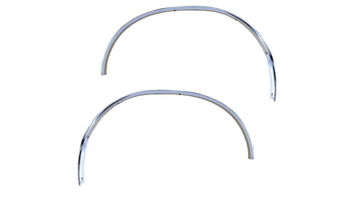 Fm71-1081Fset 1971-73 Ford Mustang Front Wheel Opening Molding Set 1