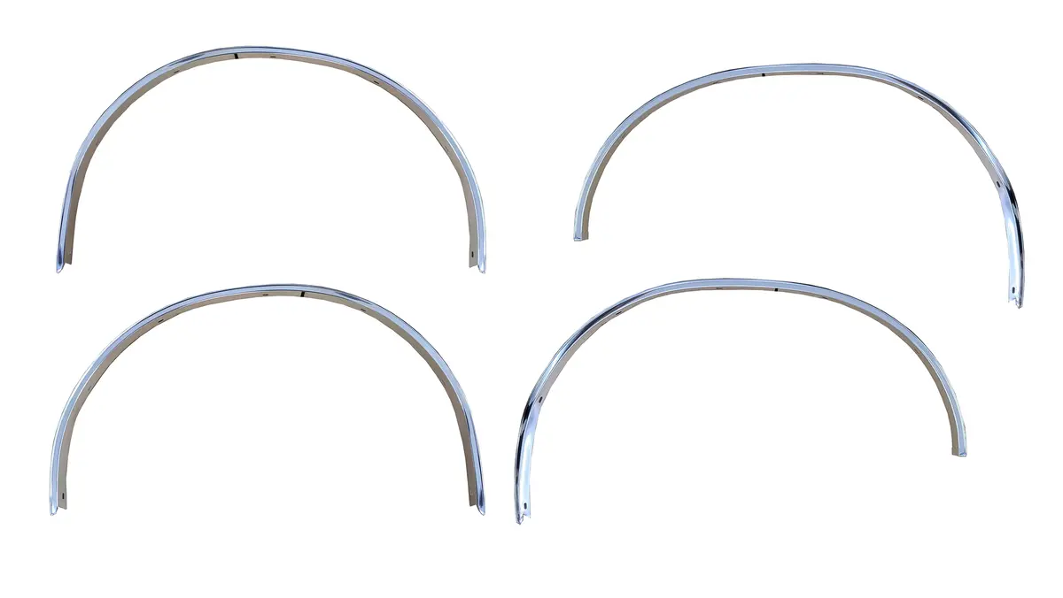 Fm71-1081Kit 1971-73 Ford Mustang Wheel Opening Molding Kit 1