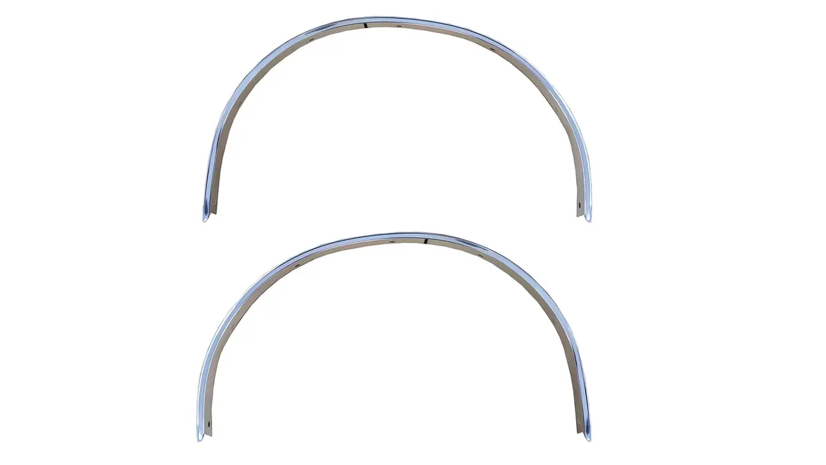 Fm71-1081Rset 1971-73 Ford Mustang Rear Wheel Opening Molding Set 1