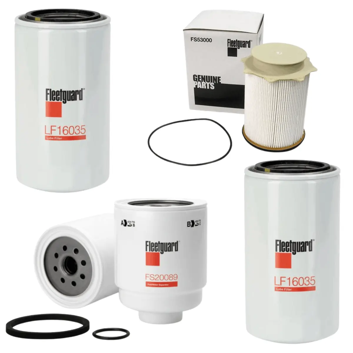 Fleetguard 2013 To 2018 Ram 6.7L Cummins Oil Fuel Filter Kit 1