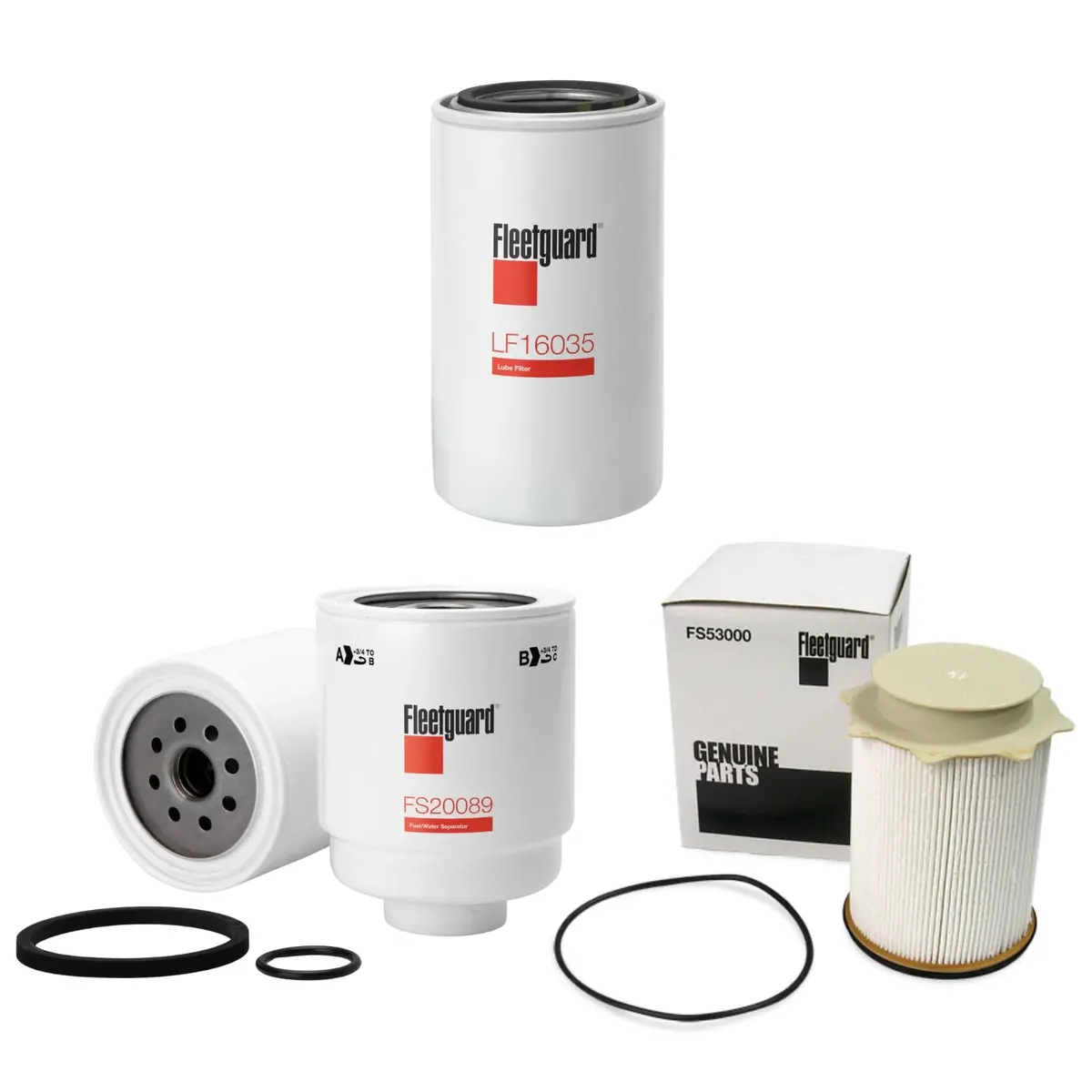 Fleetguard 2013-2018 Ram 6.7L Cummins Oil Fuel Filter Kit 1