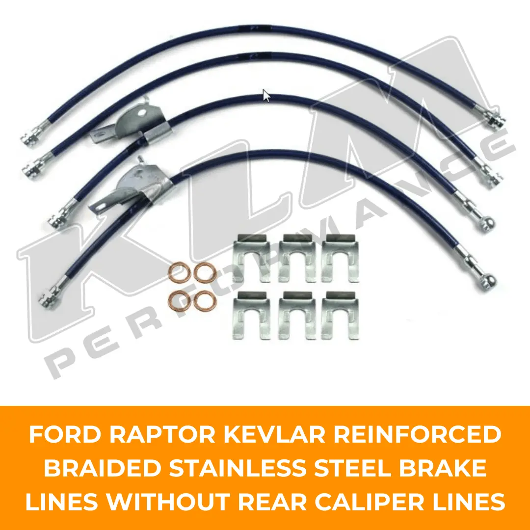 Ford Raptor Stainless Steel Kevlar Braided Brake Lines 1