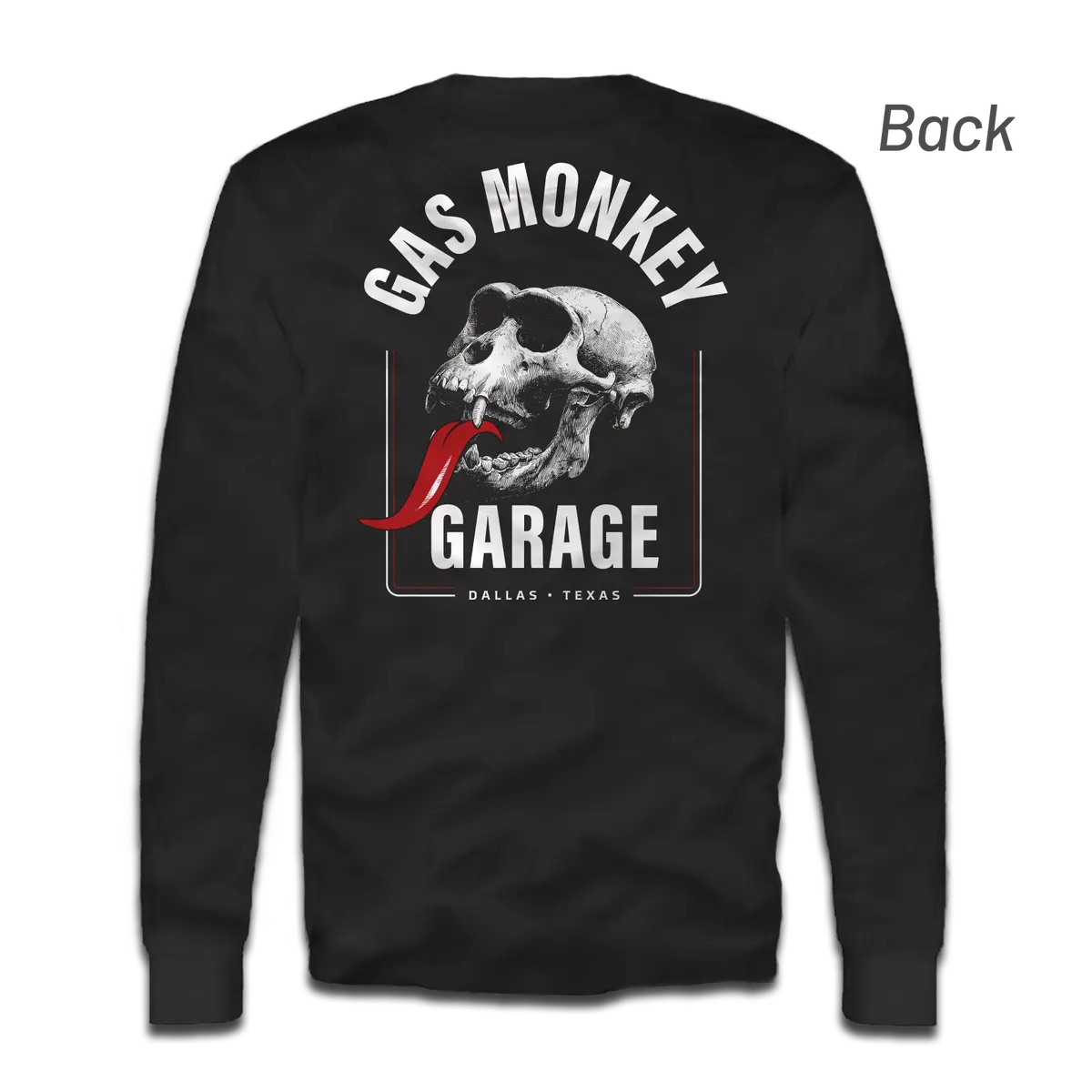 Gmg Rebel Skull Long Sleeve Tee 1