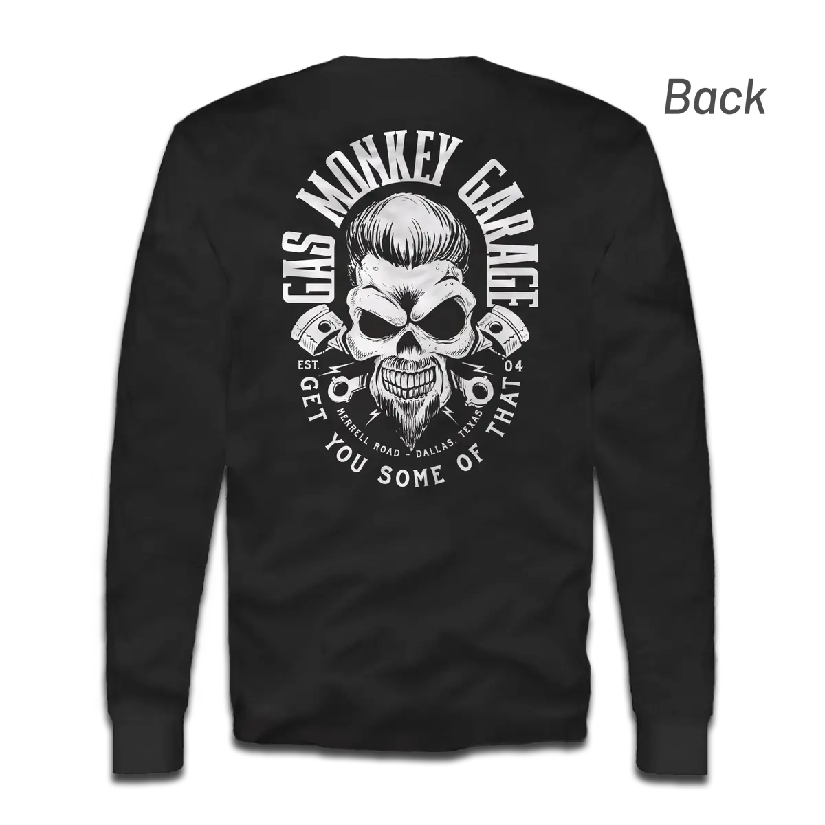 Gmg Rrr Skull Long Sleeve Tee 1