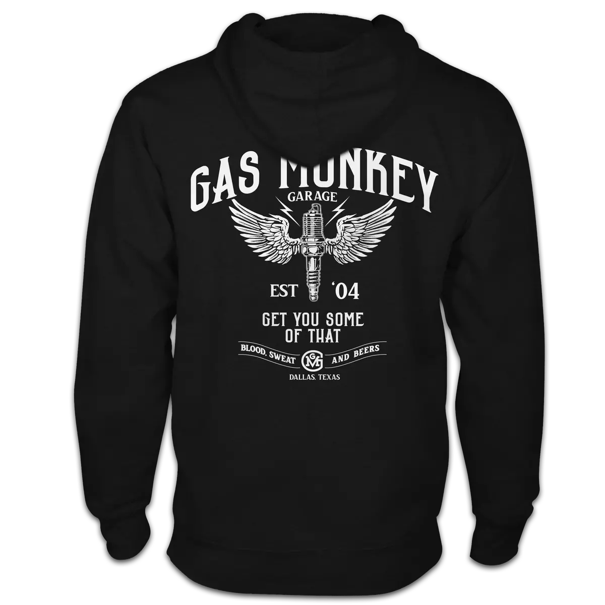 Gmg Winged Spark Zippered Hoodie 1