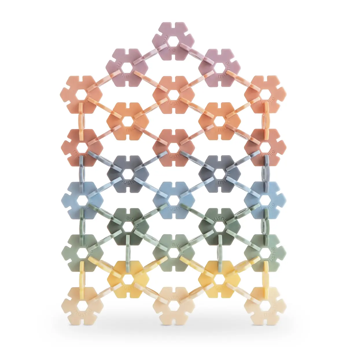 Mushie Hex Connect Building Toy Set 1