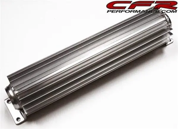 18" Finned Aluminum Dual Line Transmission Cooler - Chevy-Ford-Mopar 1
