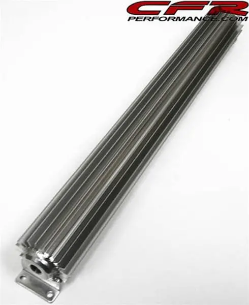 24" Finned Aluminum Transmission Cooler - Chevy-Ford-Mopar 1