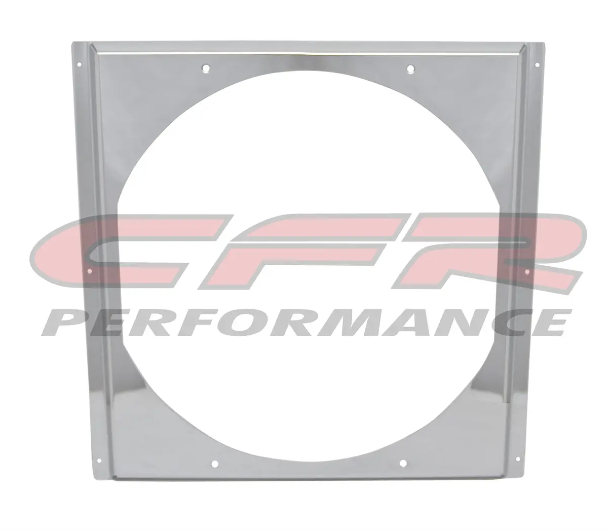 Chrome Radiator Fan Shroud Unit (16-5-8" X 16-5-8")  Fits 22X16-1-2" Cfr Radiators 1