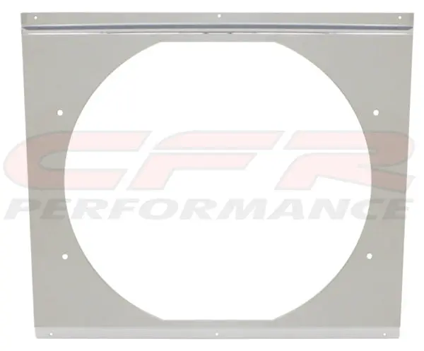 Radiator Chrome Fan Shroud Unit (18-5-8" X 16-5-8")  Fits 24X16-1-2" Cfr Ultracool Radiators 1
