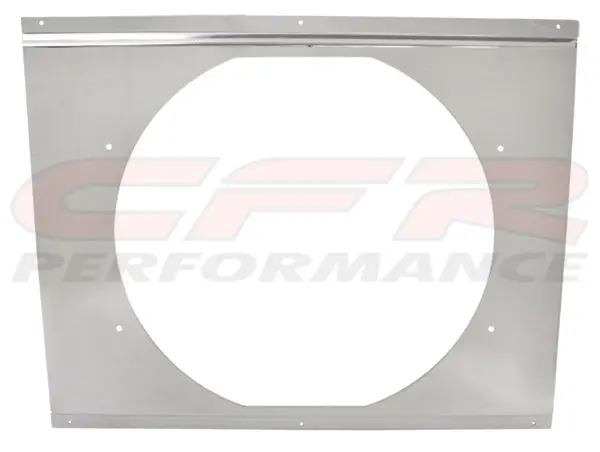 Radiator Chrome Fan Shroud Unit (20-5-8" X 16-5-8")  Fits 26X16-1-2" Cfr Ultracool Radiators 1