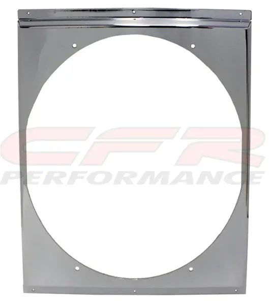 Radiator Chrome Fan Shroud Unit (16-5-8" X 18-5-8") Fits 22X19" Cfr Ultracool Radiators 1