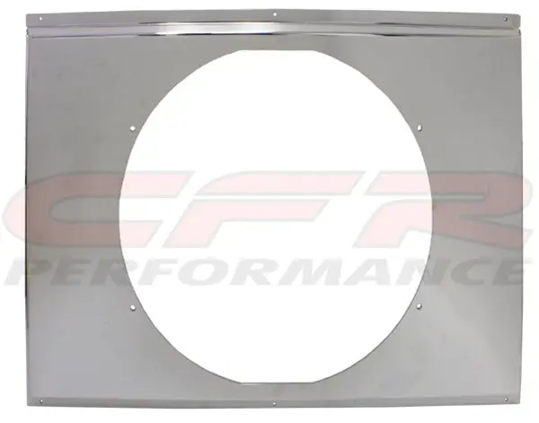 Radiator Chrome Fan Shroud Unit (25-5-8" X 18-5-8") Fits 31X19" Cfr Ultracool Radiators 1