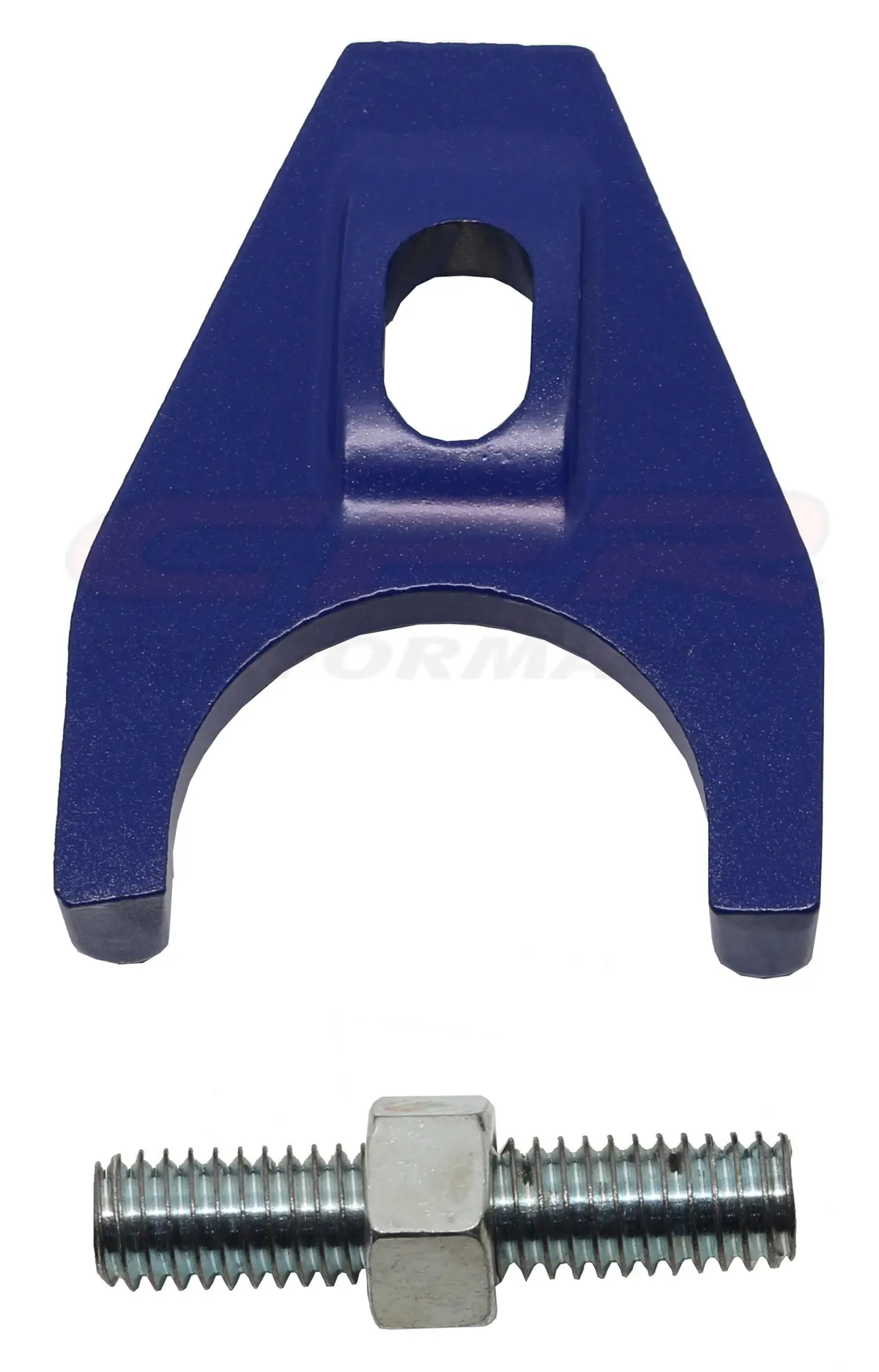 Chevy/Gm Zinc Alloy Distributor Hold Down Clamp With Bolt – Blue Finish 1
