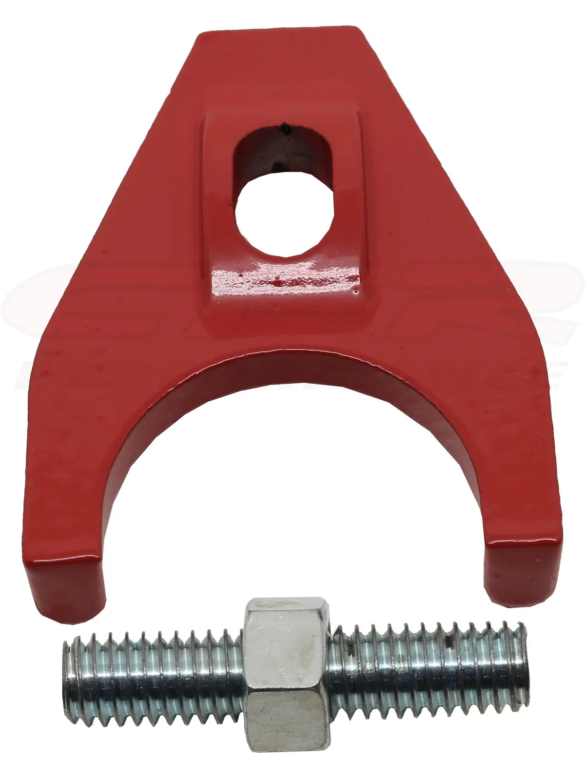 Chevy/Gm Zinc Alloy Distributor Hold Down Clamp With Bolt – Red Finish 1