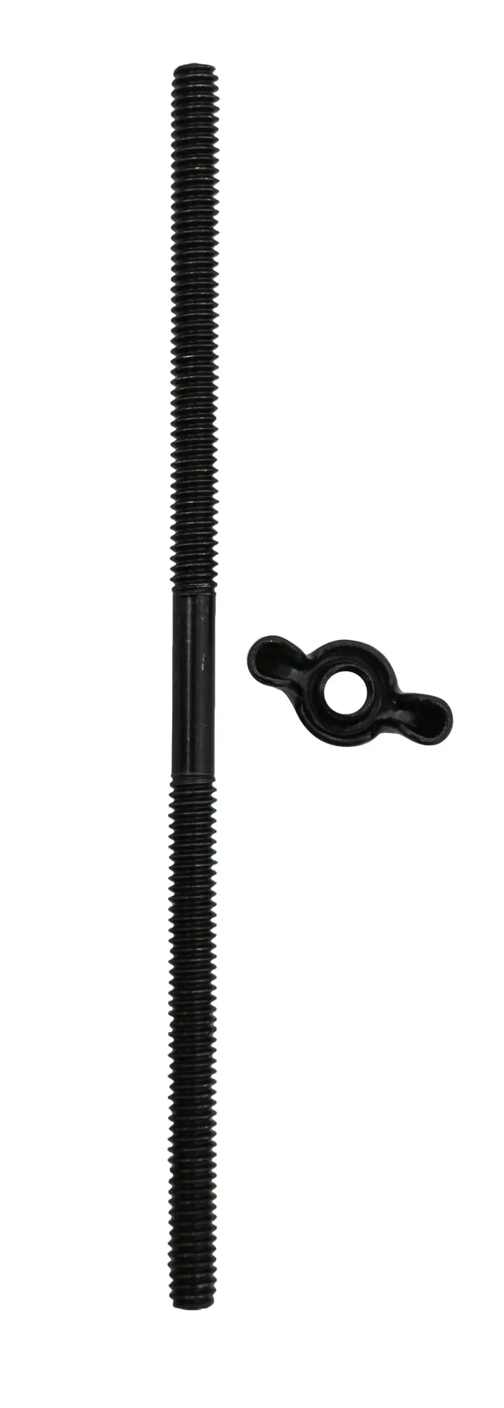 Steel Air Cleaner Stud And Wing Nut 1-4-20 X 6" Long - Black 1