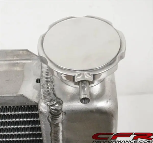 Chevy Ford Mopar Polished Billet Aluminum Radiator Cap - Smooth 1