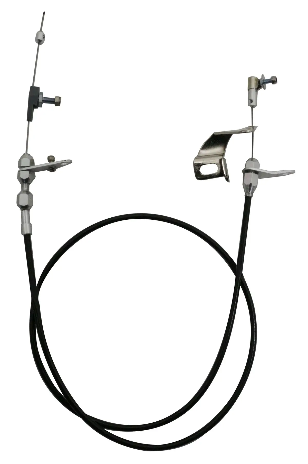 Polyethylene Chrysler 727 Transmission Kickdown Cable Kit - Black 1