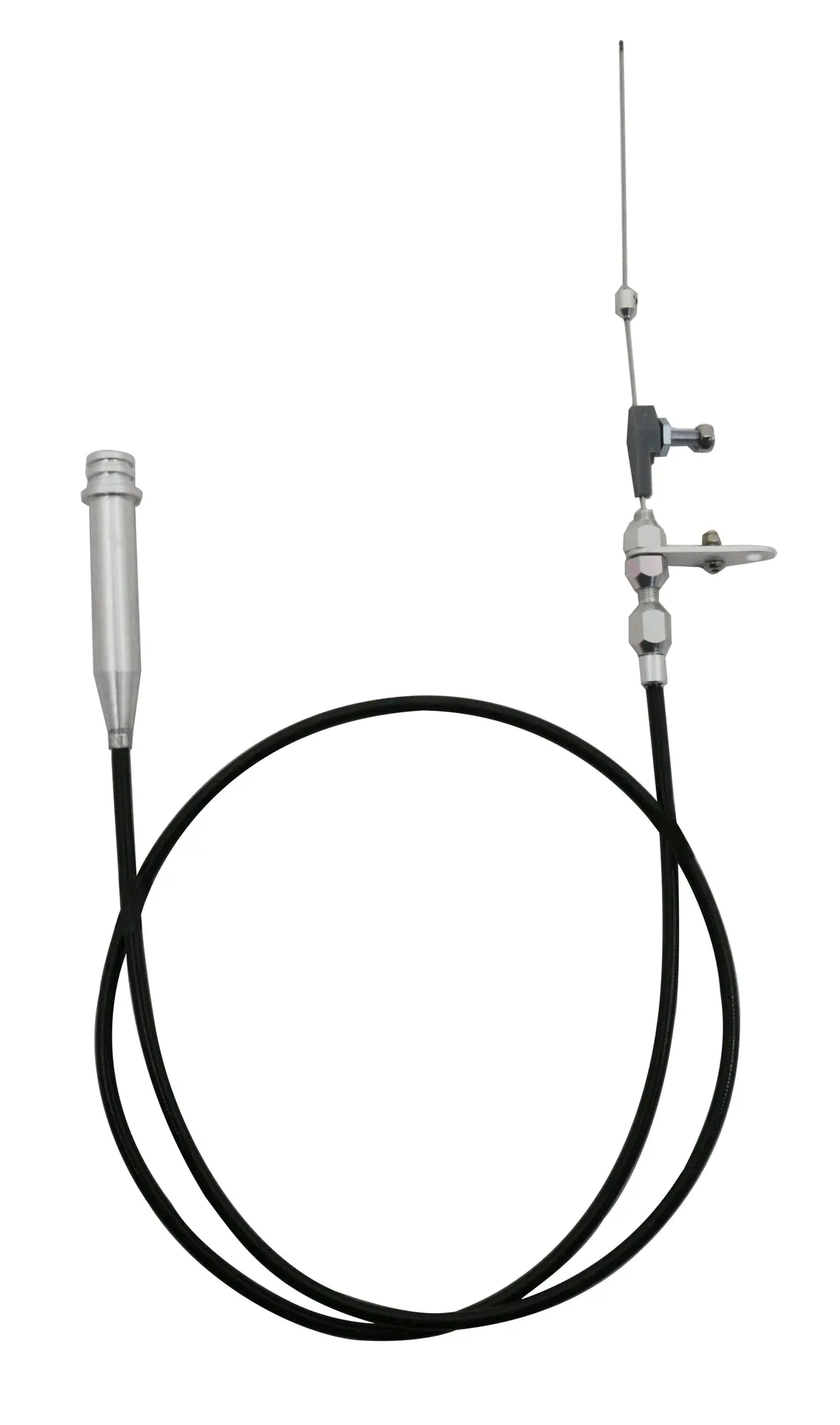 Polyethylene Chevy-Gm 700R4 Tuned-Port Transmission Kickdown Cable Kit - Black 1