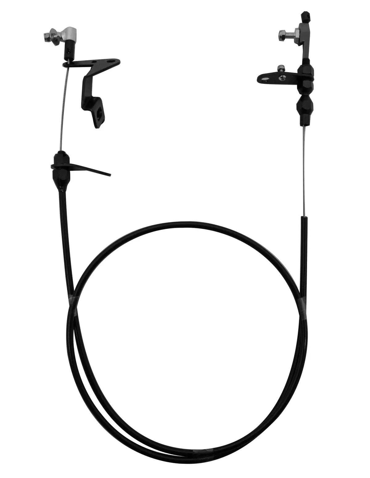 Polyethylene Chrysler 904 Transmission Kickdown Cable Kit - Black 1