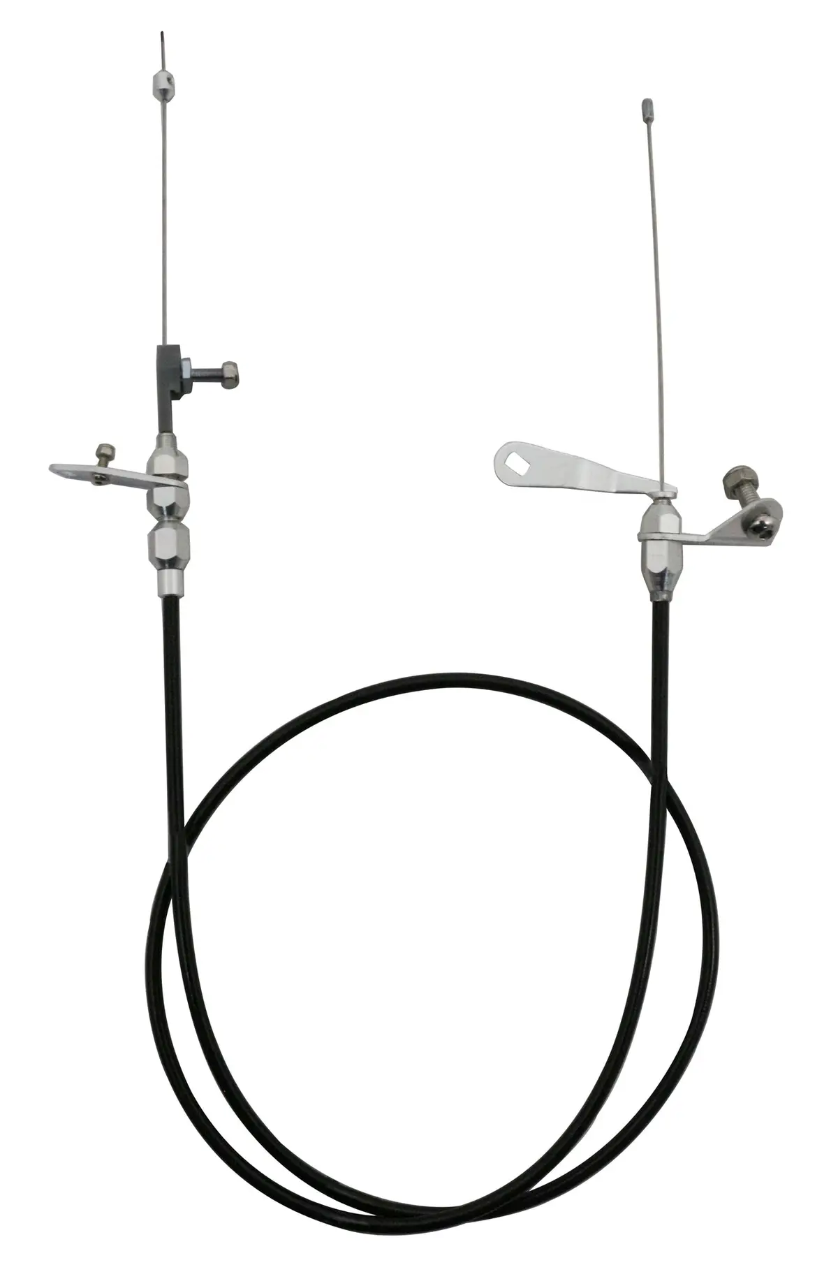 Ford C-6 Transmission Kickdown Cable Kit - Black 1