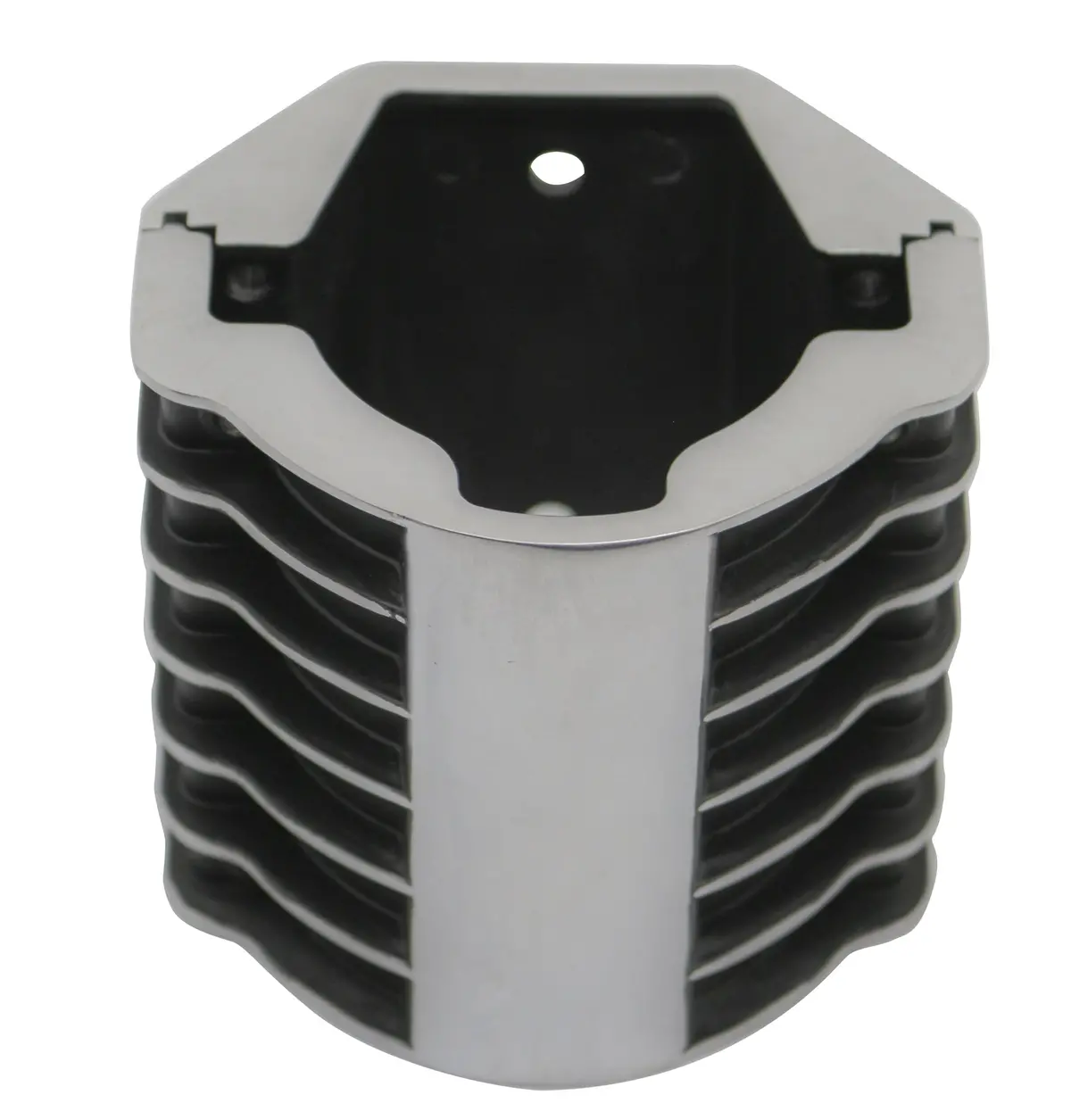 Aluminum Finned Tfi Square Ignition Coil Cover - Black 1