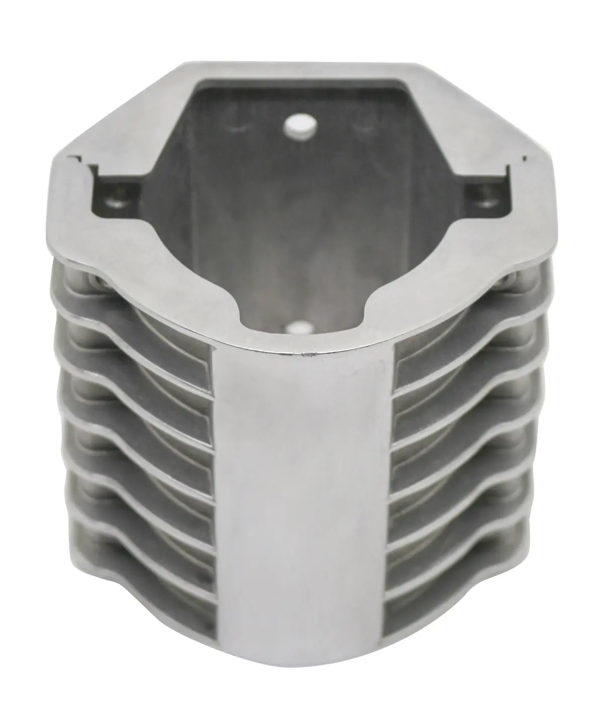 Aluminum Finned Tfi Square Ignition Coil Cover - Polished 1