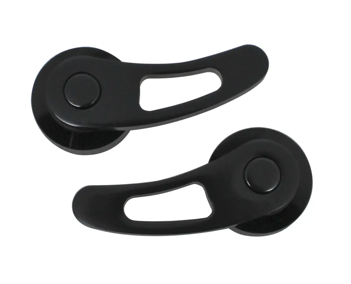 Billet Aluminum Door Handles Kit 3 1-2" - Anodized Black 1