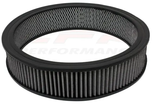 14" X 3" Universal Washable Air Cleaner Replacement Filter – Black Rewashable Performance Air Filter 1