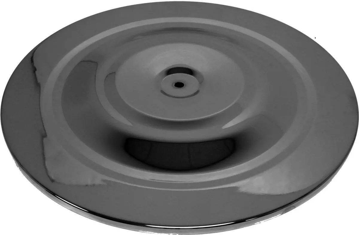 Chevy-Ford-Mopar 14" Black Chrome Steel Air Cleaner Top 1
