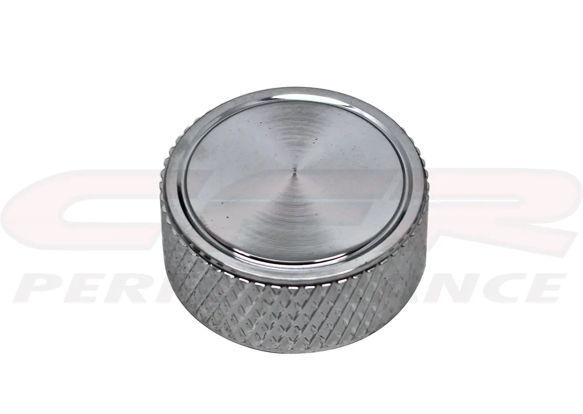 Aluminum Knurled Air Cleaner Nut 1-4-20 - Chrome 1