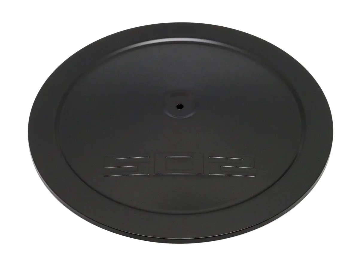 Chevy-Ford-Mopar 14" Air Cleaner Top 502 Logo - Black 1