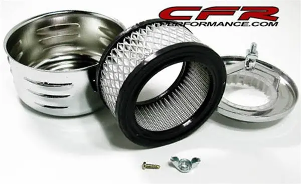 Chevy-Ford-Mopar 4" Louvered Style Air Cleaner Set 1Bbl 2Bbl 1