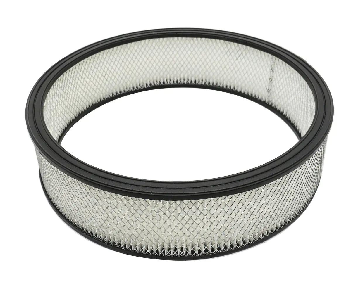Cfr Performance Paper 16″ × 4″ Universal Round Air Cleaner Filter – White (Standard Replacement / Disposable) 1