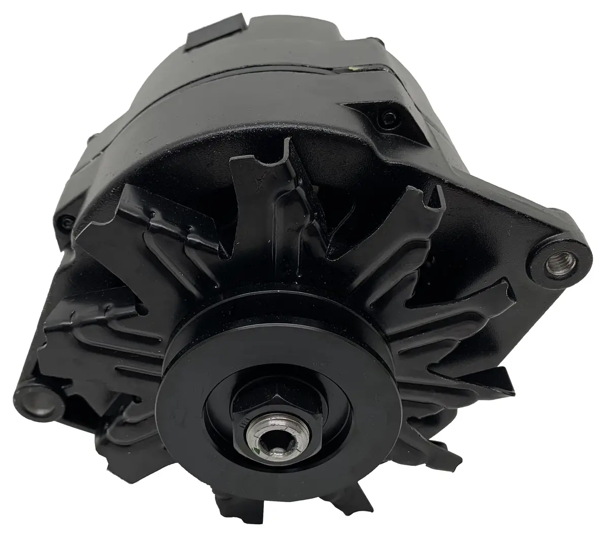 Aluminum Brand New Gm 10Dn Case Style 1961-1984 Chevy-Gm Alternator 100 Amp 1 Wire Internal - Black 1