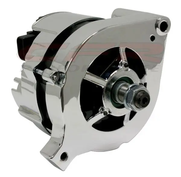 1985-93 Ford-Mercury 75 Amp Internal Regulator Alternator - Chrome 1