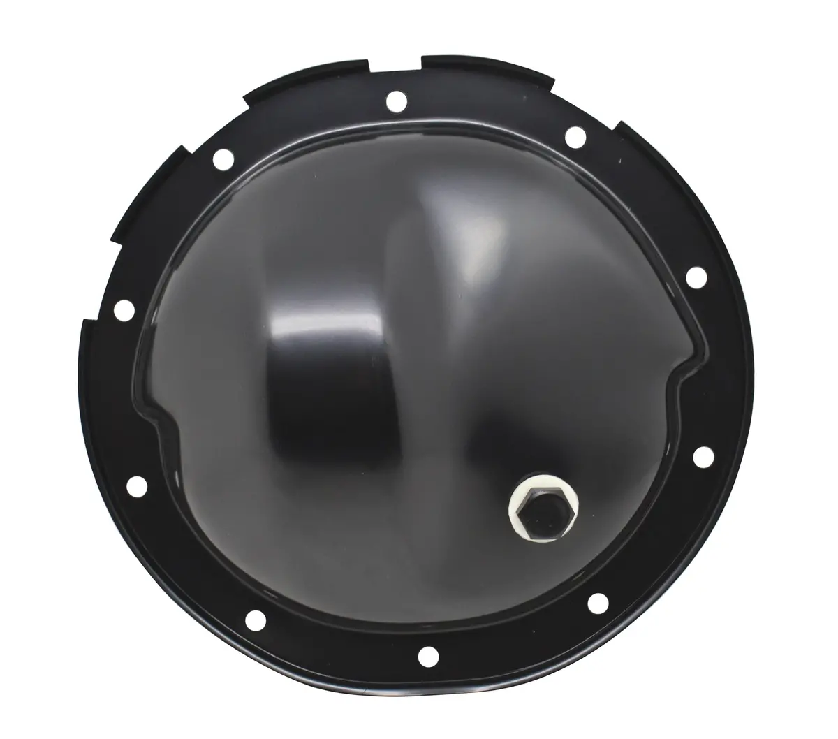 1964-Up Chevy-Gm Black Steel Rear Differential Cover - 10 Bolt W- 8.5" Ring Gear 1