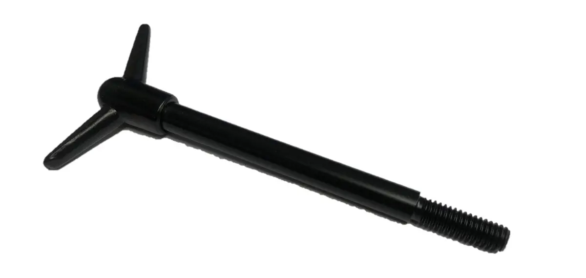 Steel 3-1-2  Wing Nut Bolt 2-Piece Design 5-16"-18 X 1" (Each) - Black 1