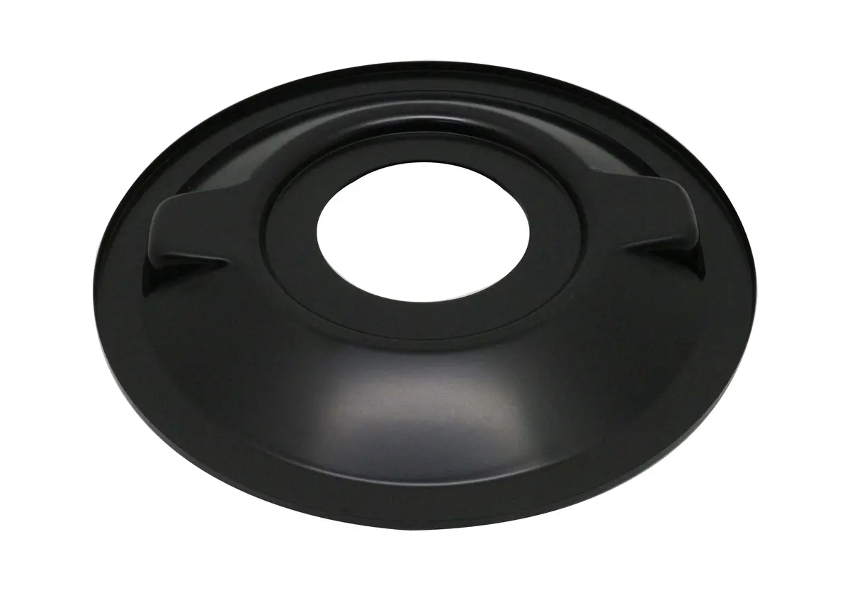Chevy-Ford-Mopar Steel 16" Dominator Air Cleaner Drop Base- Black 1