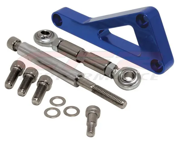 Chevy Small Block Alternator Bracket Set (Lwp) - Blue 1