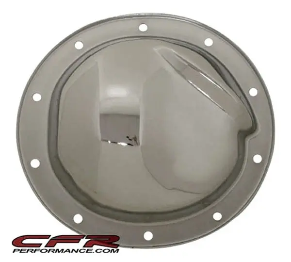 1964-95 Chevy-Gm Chrome Steel Rear Differential Cover - 10 Bolt W- 8.2" Ring Gear 1