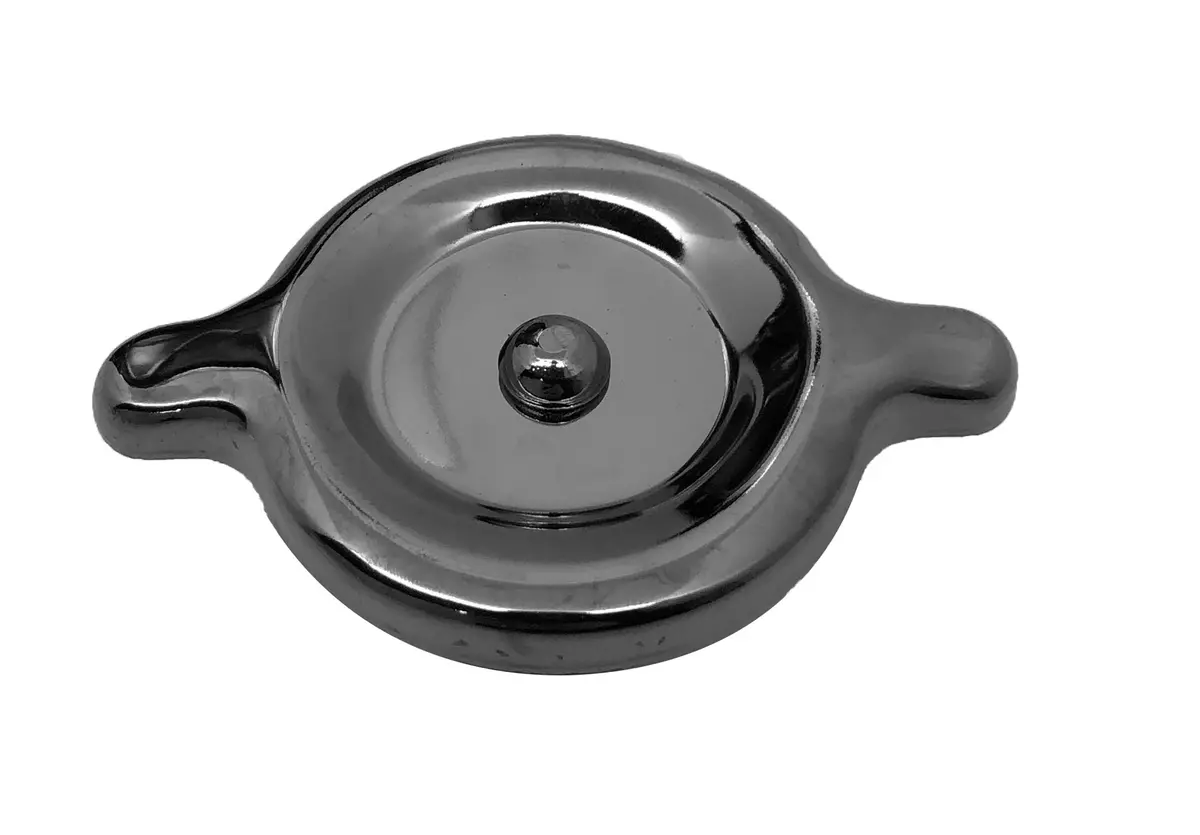 Black Chrome Steel Twist-In Oil Cap For Valve Covers 1