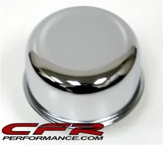 Chevy-Ford-Mopar Chrome Steel Breather - Smooth 1