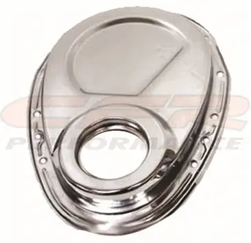 Timing Chain Cover Chevy 283-350 Sbc Chrome 1