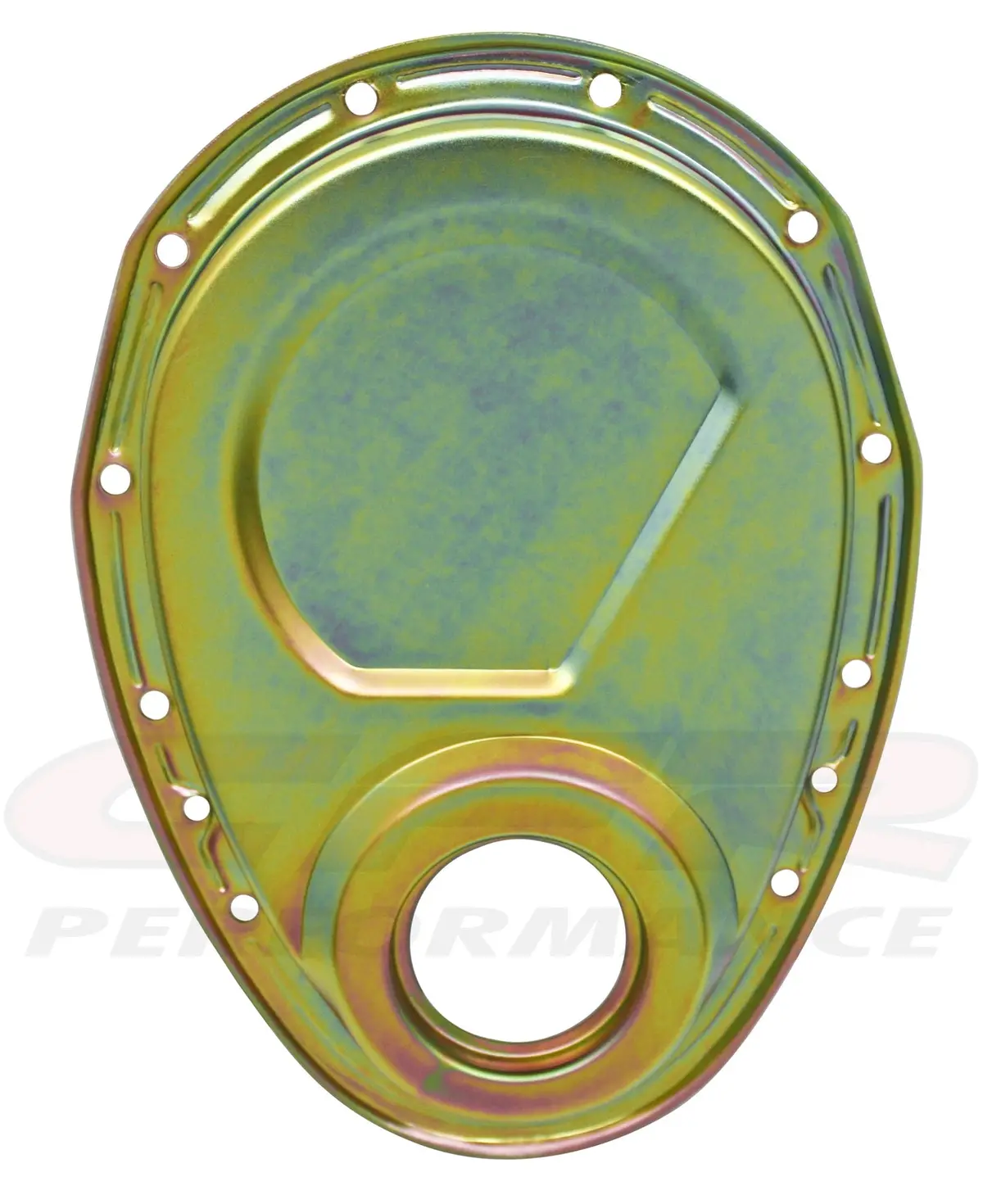 Steel 1955-95 Chevy Sb 283-305-327-350-400 Timing Chain Cover - Zinc 1