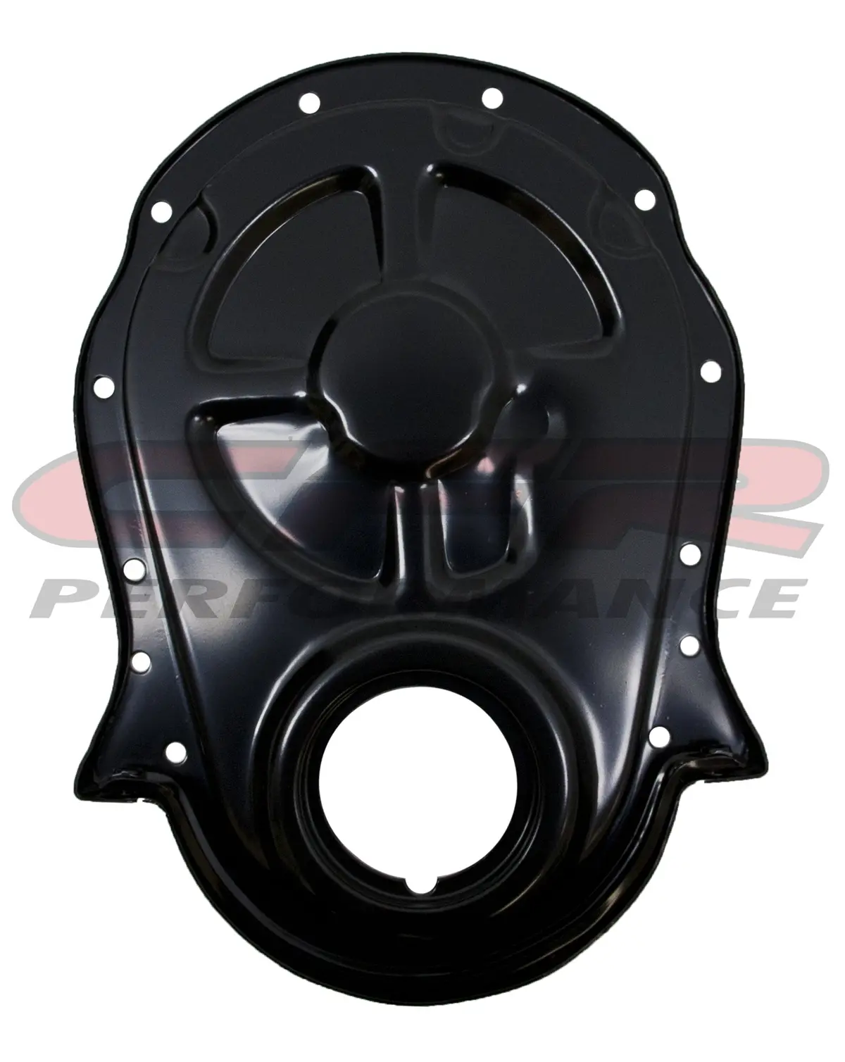 Steel Timing Chain Cover – Edp Black For 1966–1990 Chevy Big Block 396, 402, 427, 454 Engines 1